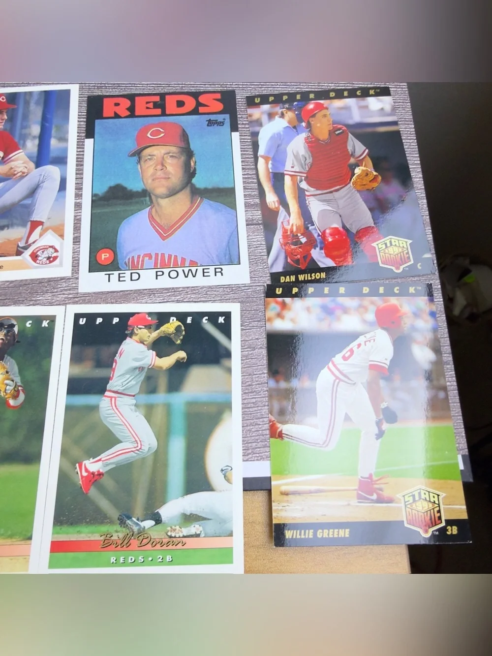 Cincinnati Reds Baseball Card Lot of 24 Upper Deck Topps Donruss 1988–1993